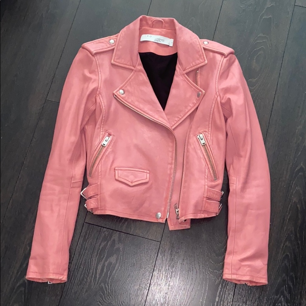 IRO Ashville Leather Motto Jacket